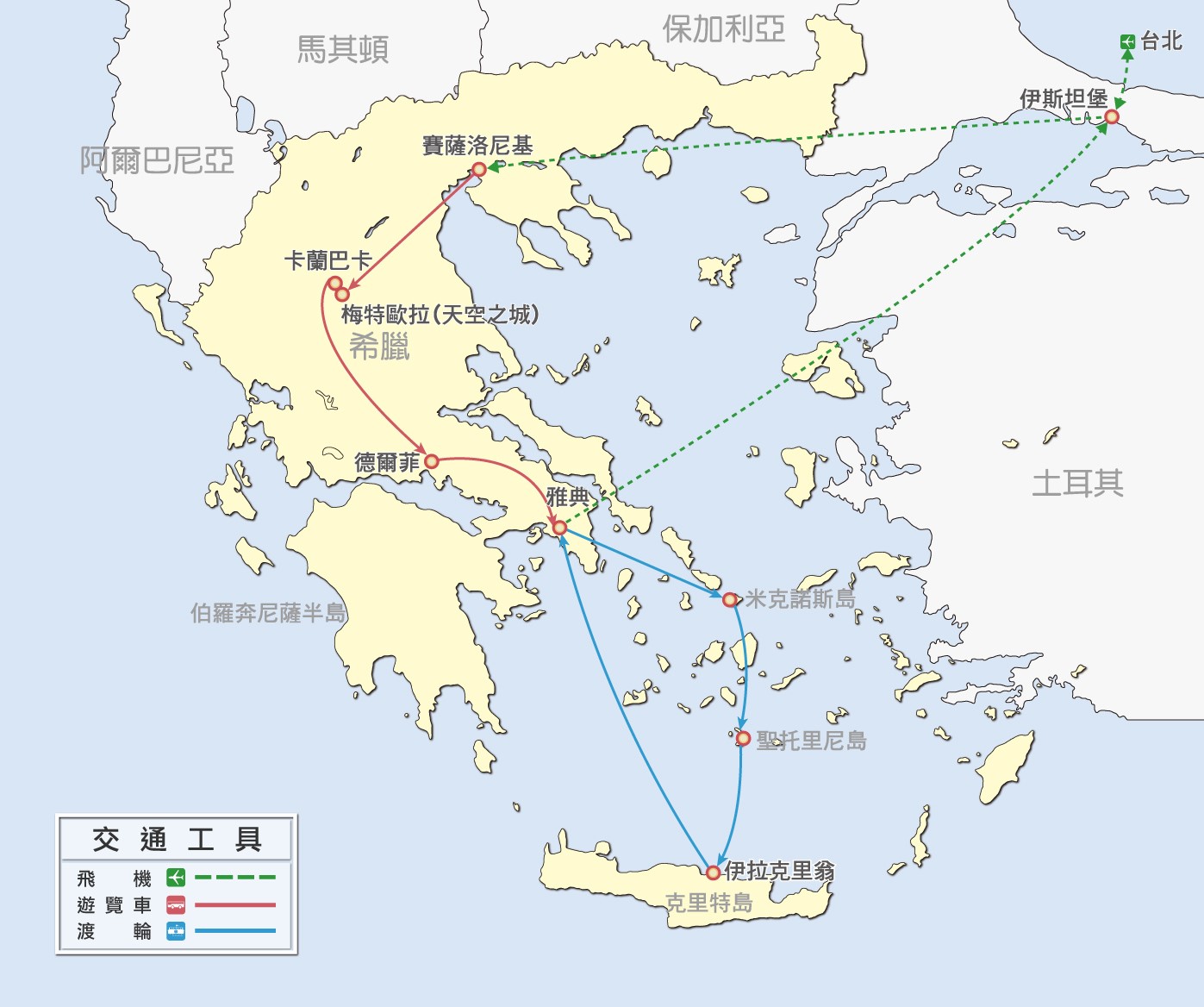 中東假期】土航希臘3島10天(土耳其航空)